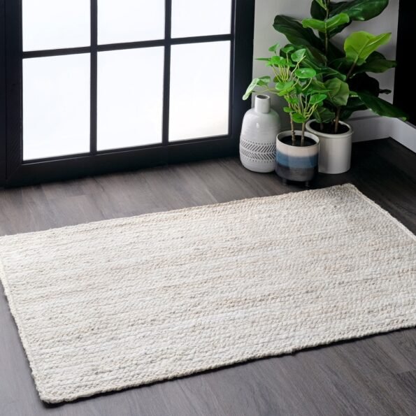 White Jute Rugs 14