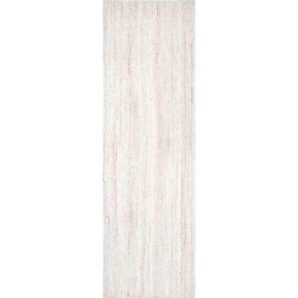 White Jute Rugs 7